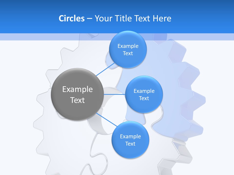 Tech Development Figure PowerPoint Template