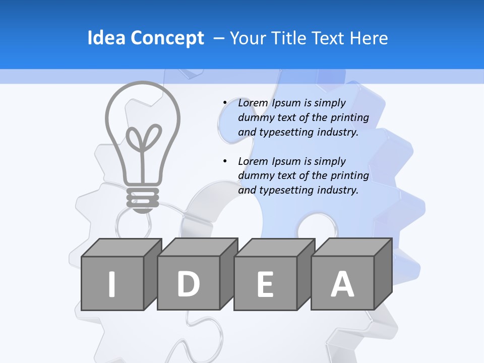 Tech Development Figure PowerPoint Template