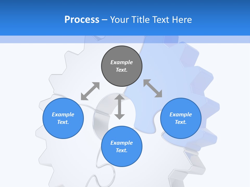 Tech Development Figure PowerPoint Template