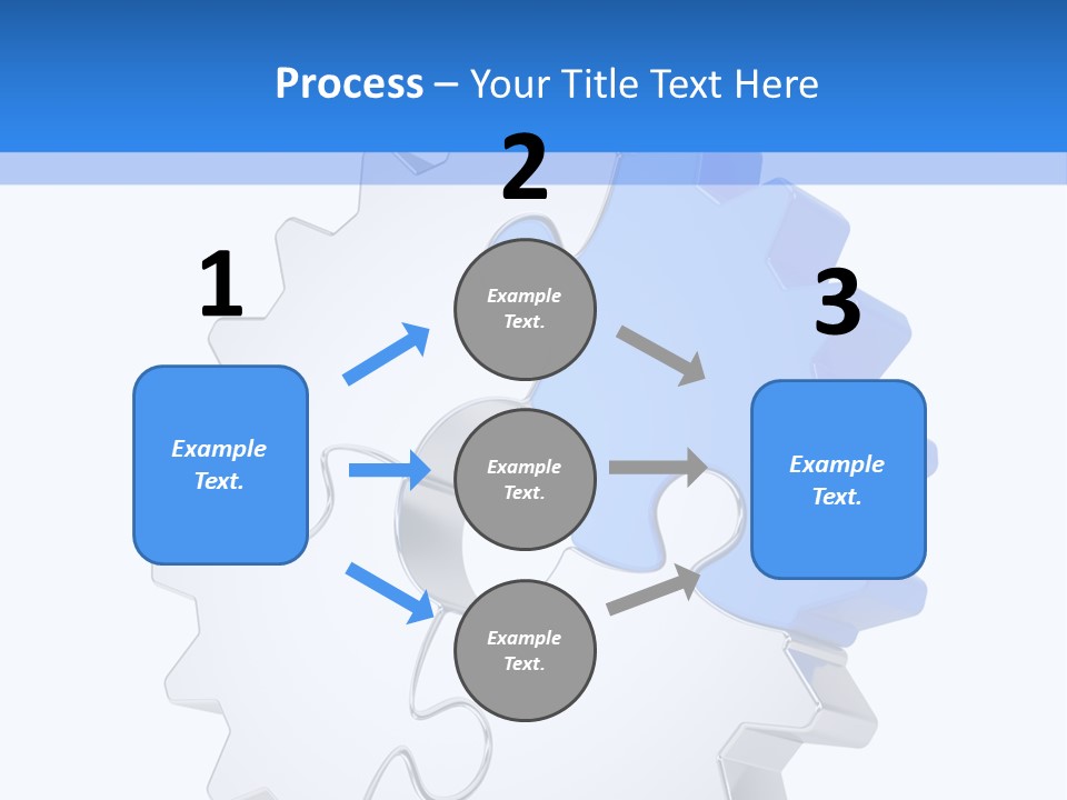 Tech Development Figure PowerPoint Template