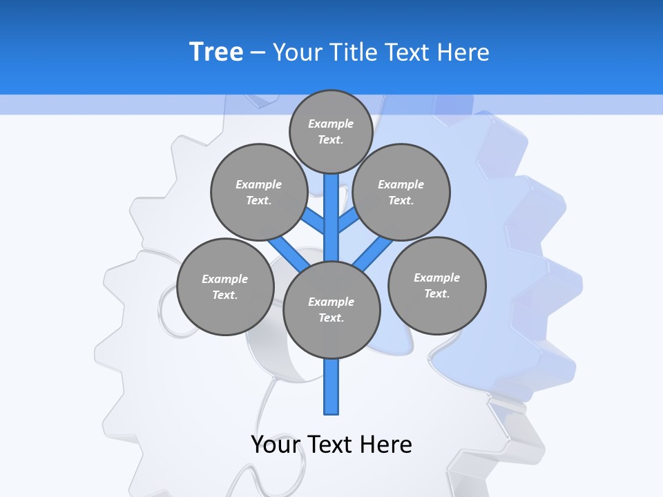 Tech Development Figure PowerPoint Template