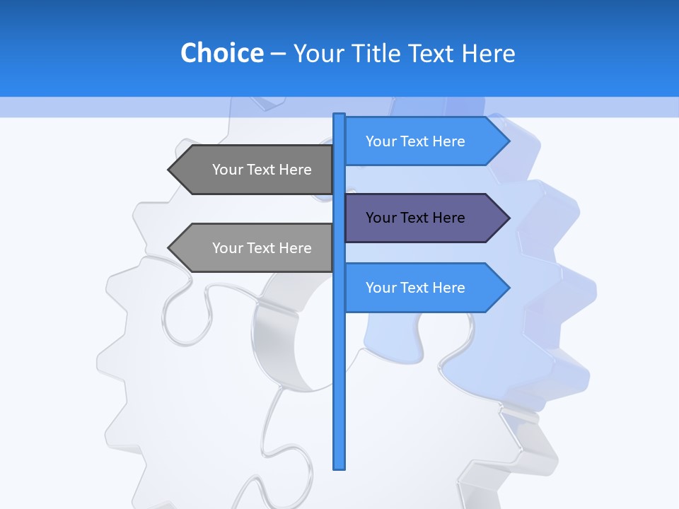 Tech Development Figure PowerPoint Template