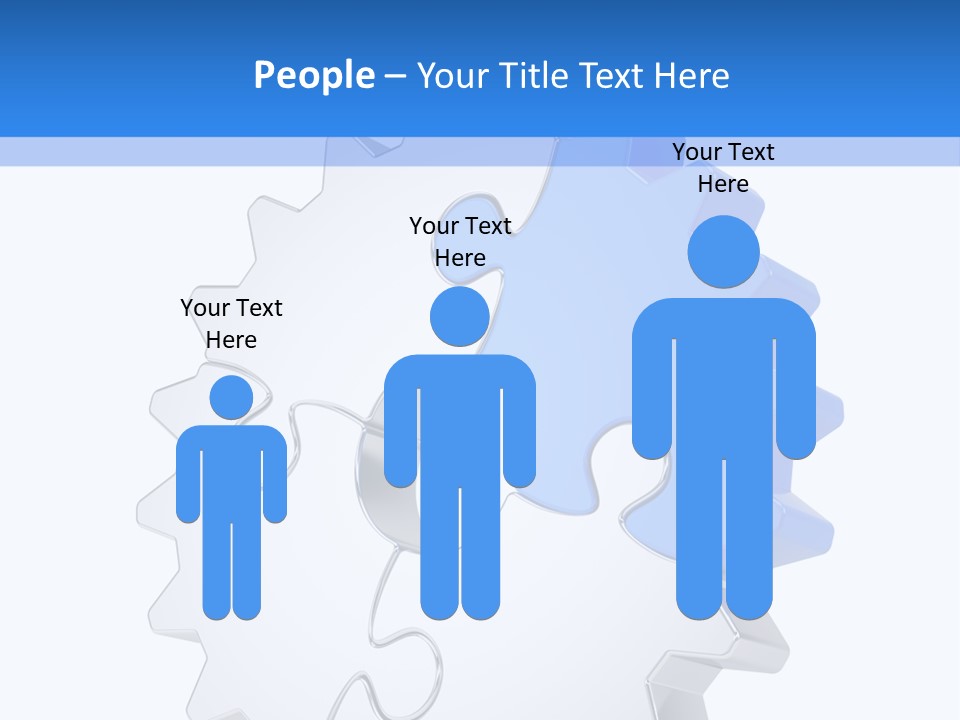Tech Development Figure PowerPoint Template