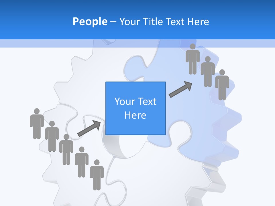 Tech Development Figure PowerPoint Template