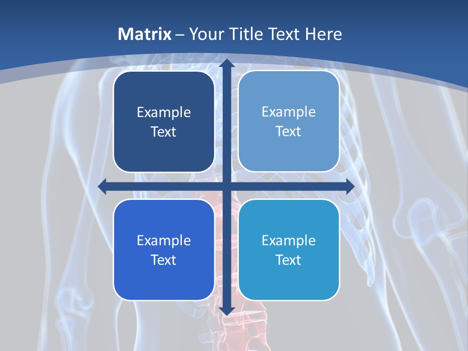 Rheumatism Lumbar Vertebrae PowerPoint Template