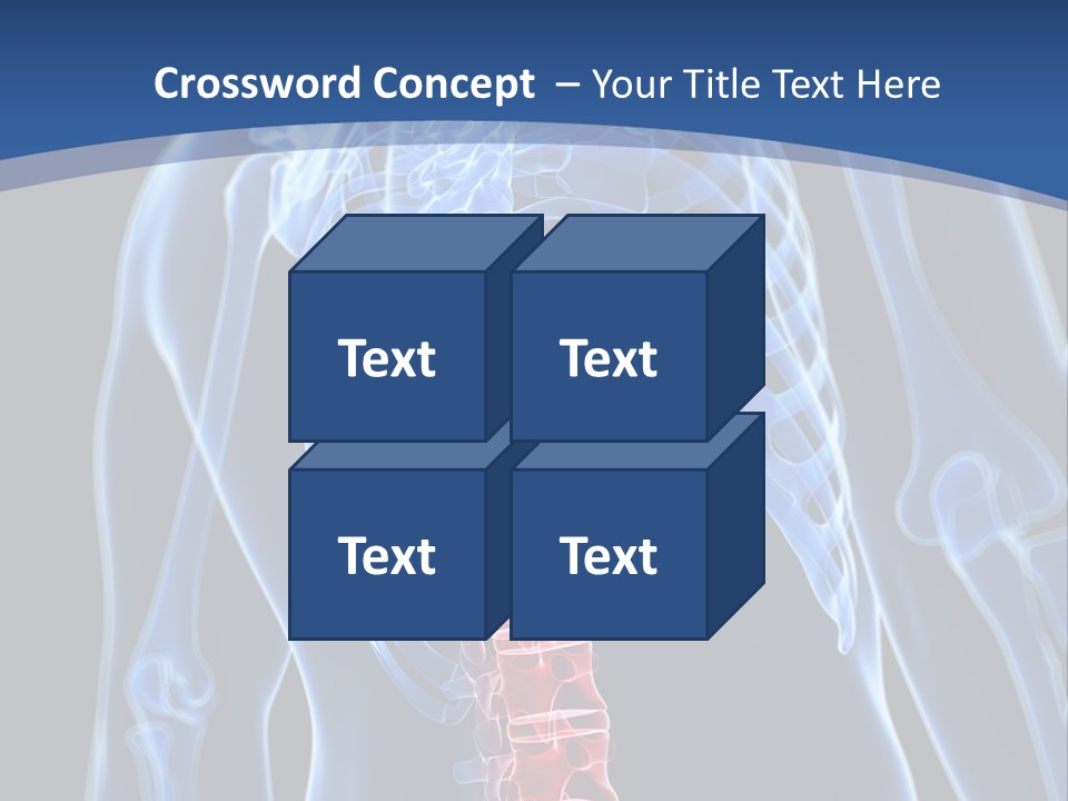 Rheumatism Lumbar Vertebrae PowerPoint Template