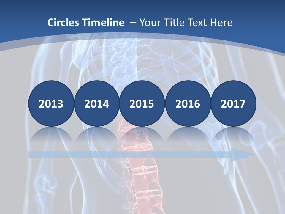 Rheumatism Lumbar Vertebrae PowerPoint Template