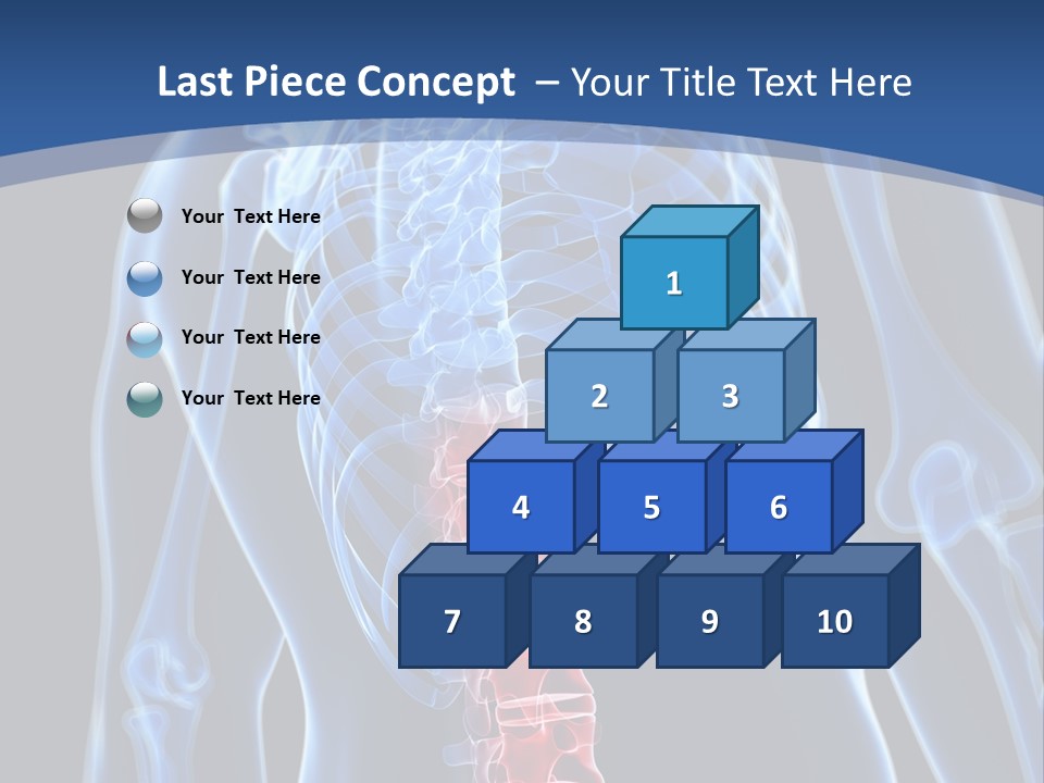 Rheumatism Lumbar Vertebrae PowerPoint Template