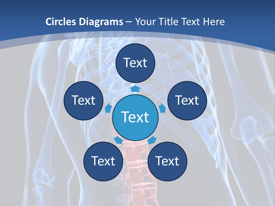Rheumatism Lumbar Vertebrae PowerPoint Template