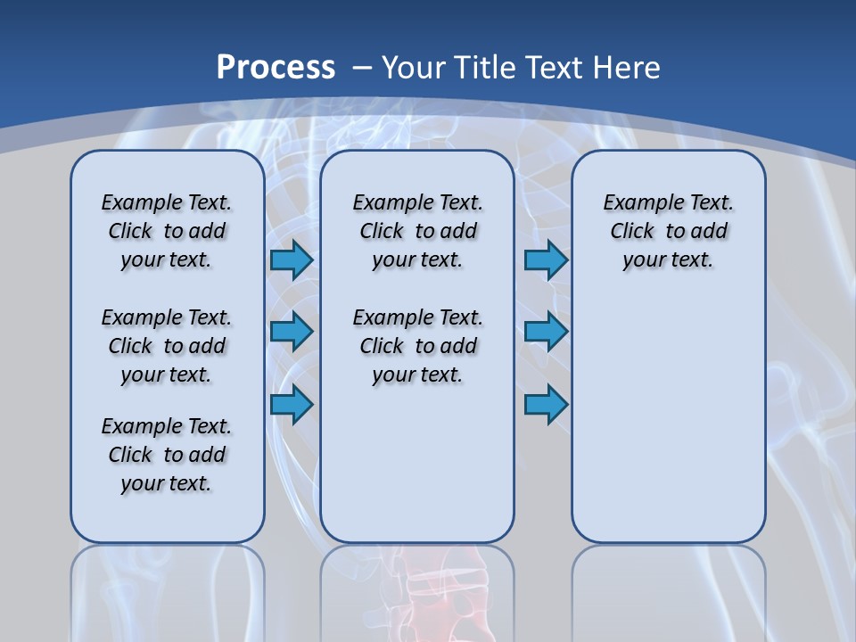 Rheumatism Lumbar Vertebrae PowerPoint Template