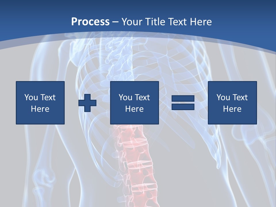 Rheumatism Lumbar Vertebrae PowerPoint Template