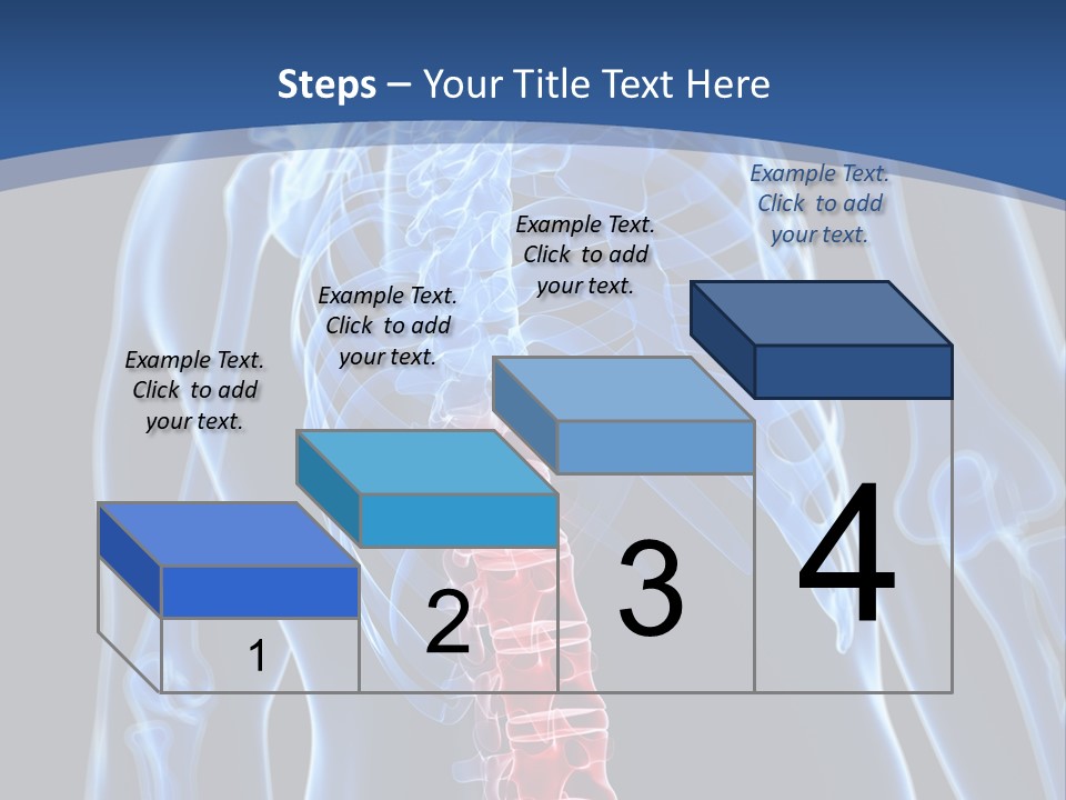 Rheumatism Lumbar Vertebrae PowerPoint Template