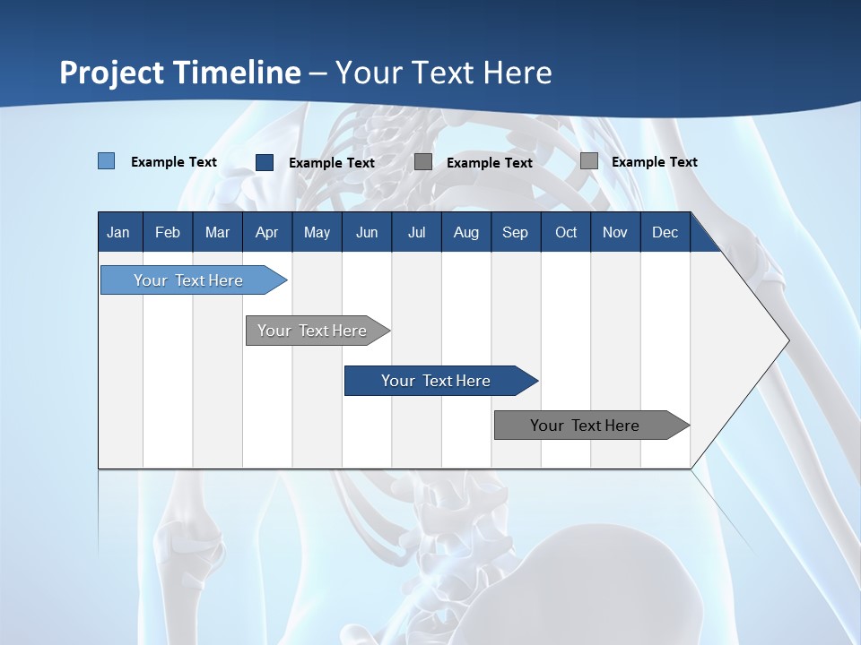 Vertebrae Spine Rendering PowerPoint Template