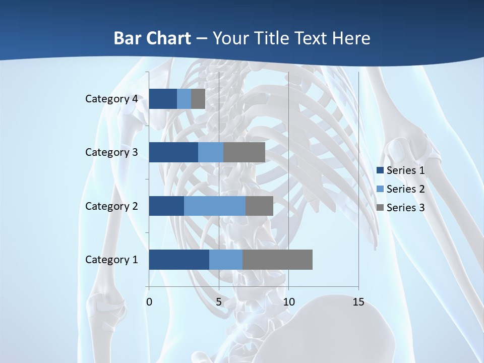 Vertebrae Spine Rendering PowerPoint Template