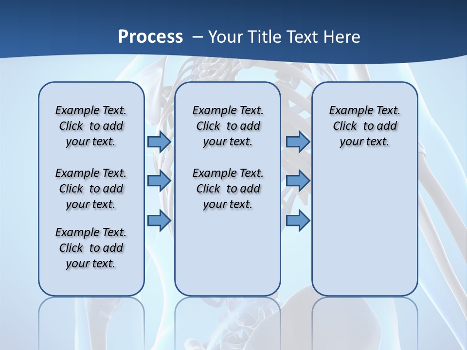 Vertebrae Spine Rendering PowerPoint Template