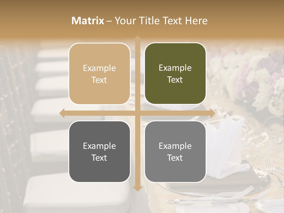 Table Event Lunch PowerPoint Template