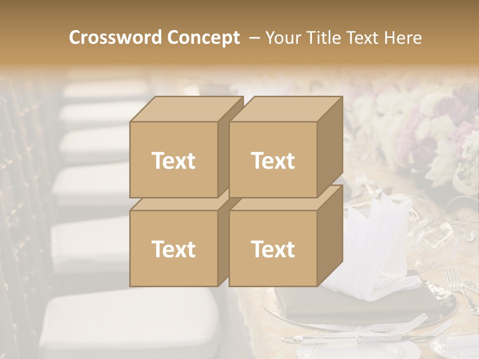 Table Event Lunch PowerPoint Template