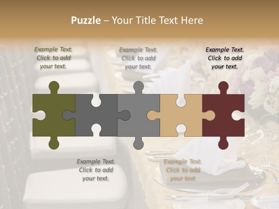 Table Event Lunch PowerPoint Template