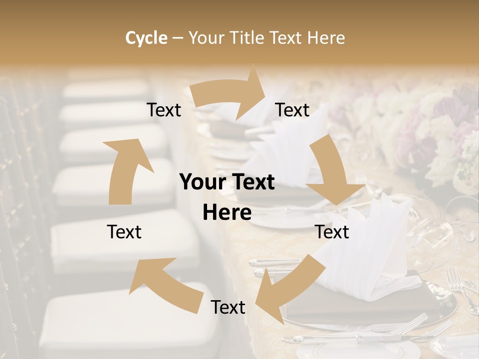 Table Event Lunch PowerPoint Template