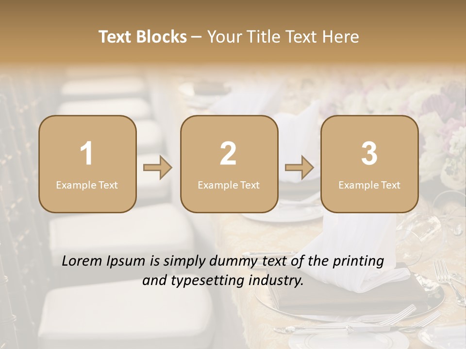 Table Event Lunch PowerPoint Template