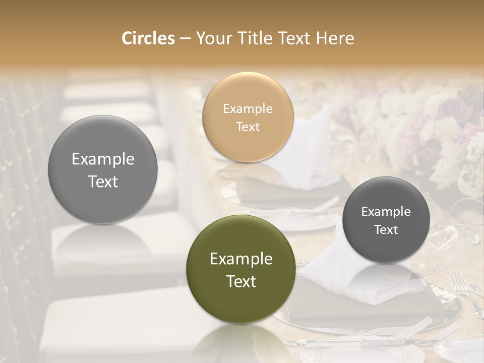 Table Event Lunch PowerPoint Template