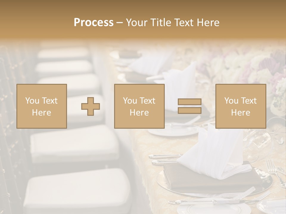 Table Event Lunch PowerPoint Template