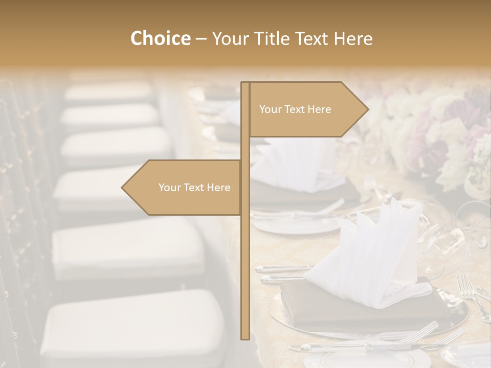 Table Event Lunch PowerPoint Template