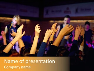 House Music Happy PowerPoint Template