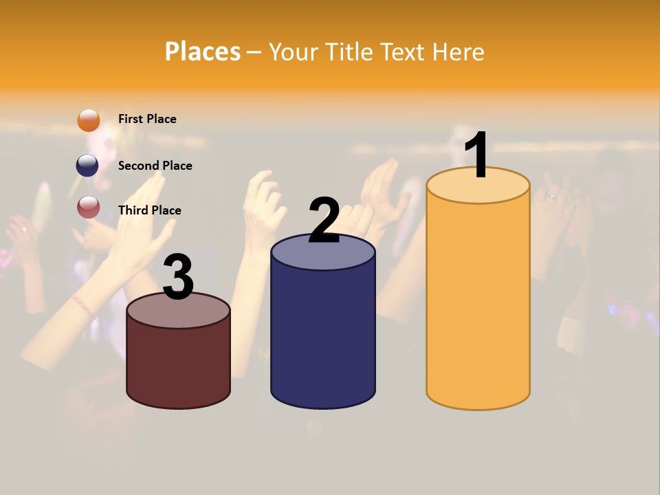 House Music Happy PowerPoint Template