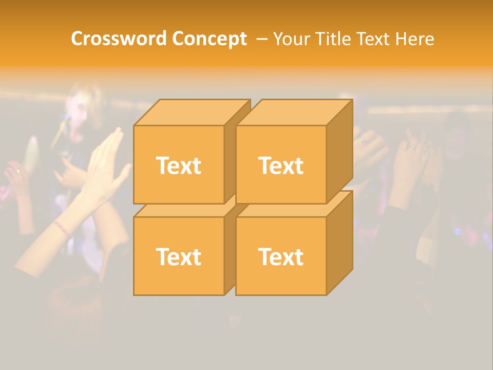 House Music Happy PowerPoint Template