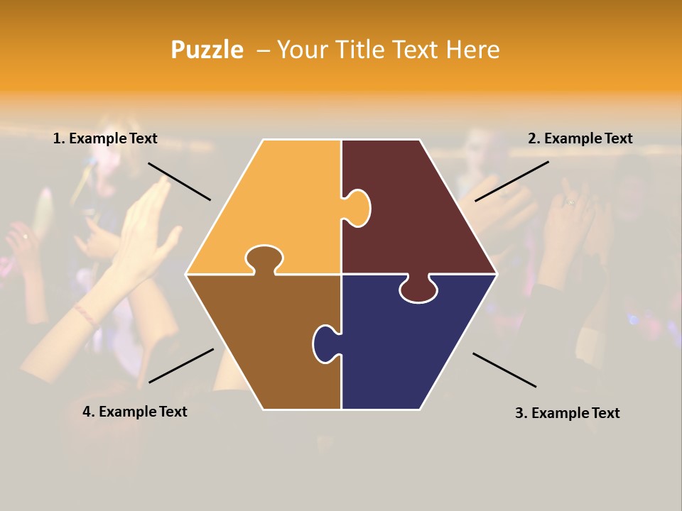 House Music Happy PowerPoint Template