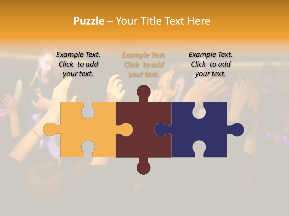 House Music Happy PowerPoint Template