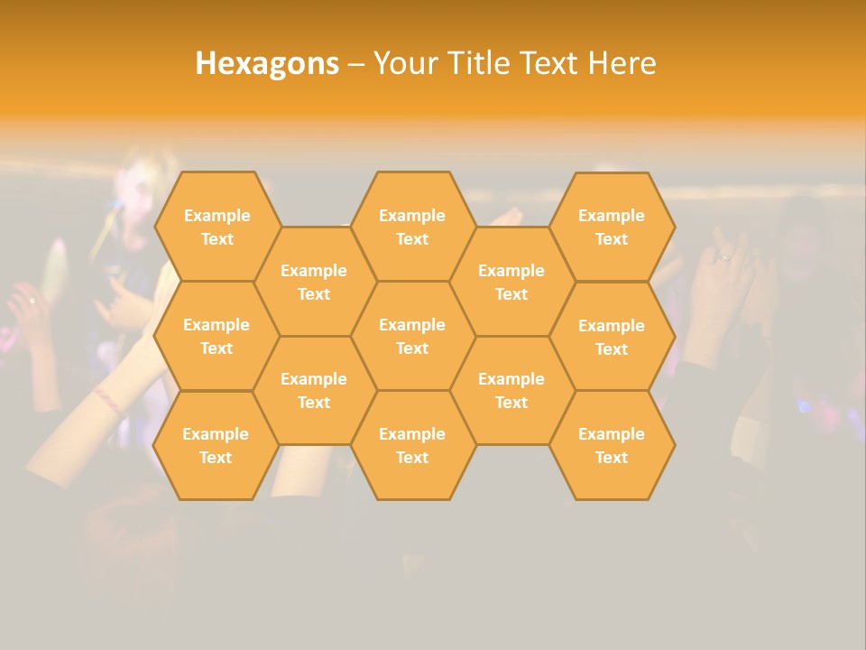 House Music Happy PowerPoint Template