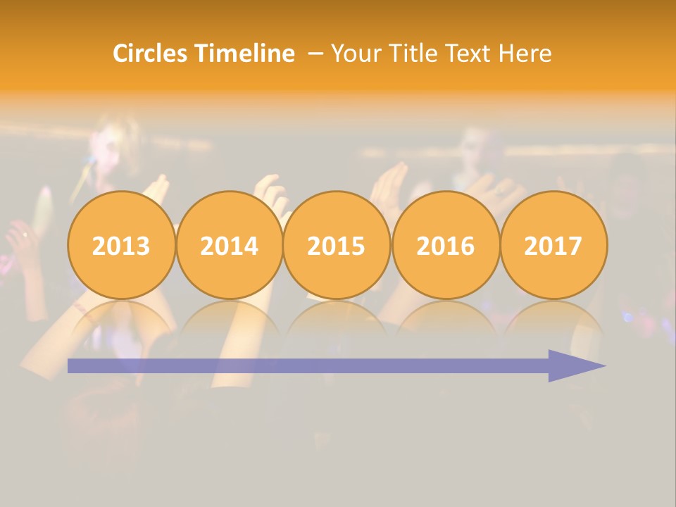 House Music Happy PowerPoint Template