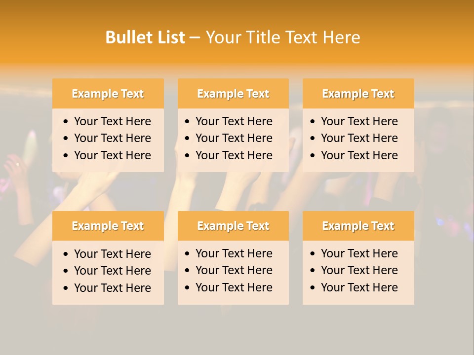 House Music Happy PowerPoint Template