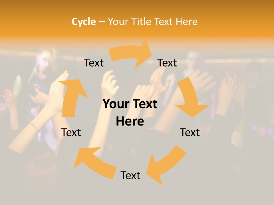 House Music Happy PowerPoint Template