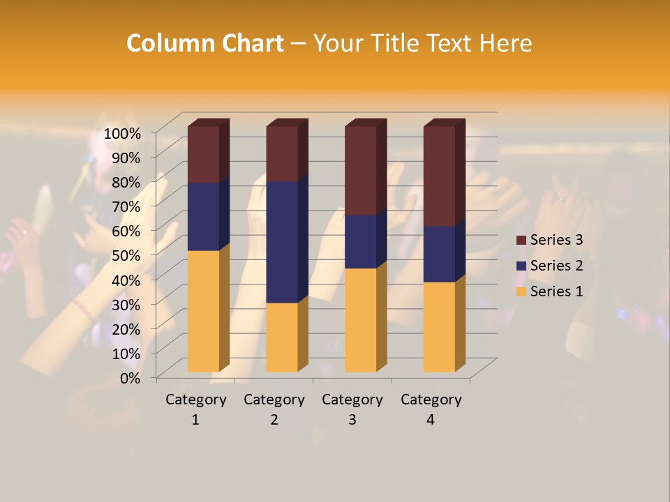 House Music Happy PowerPoint Template