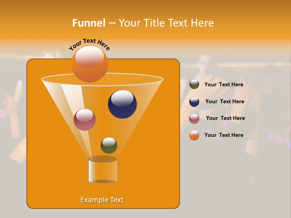 House Music Happy PowerPoint Template