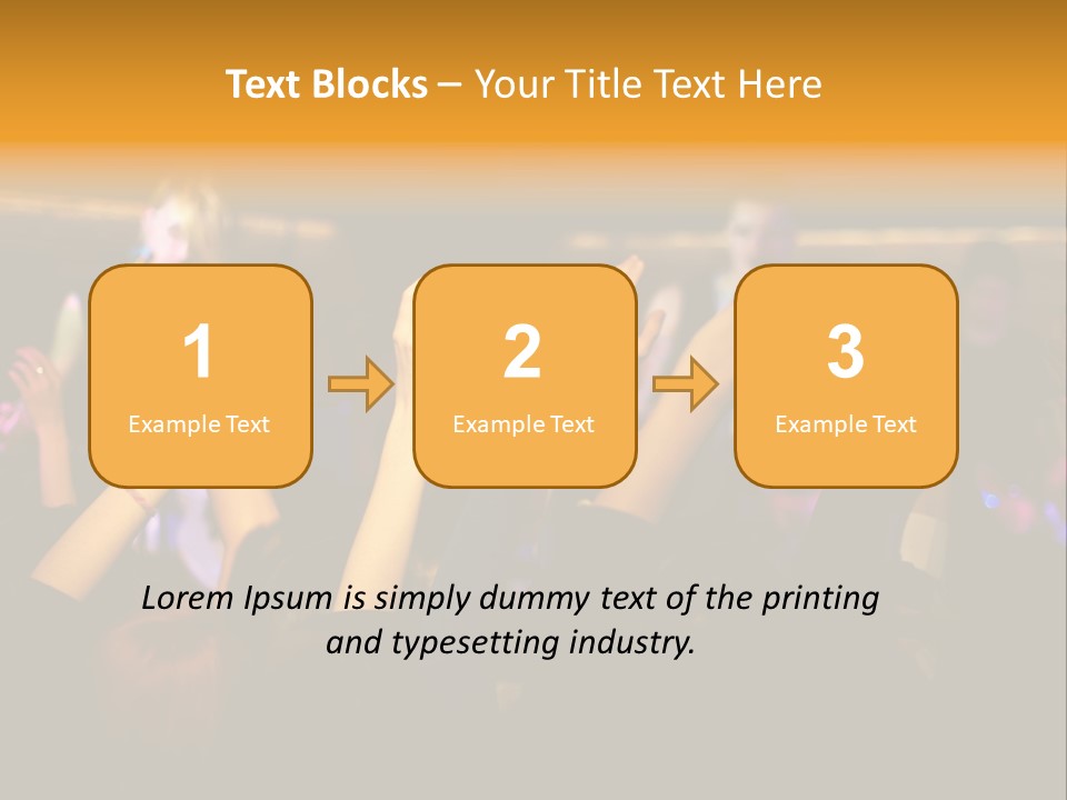 House Music Happy PowerPoint Template