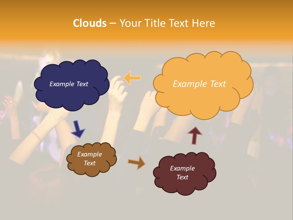 House Music Happy PowerPoint Template