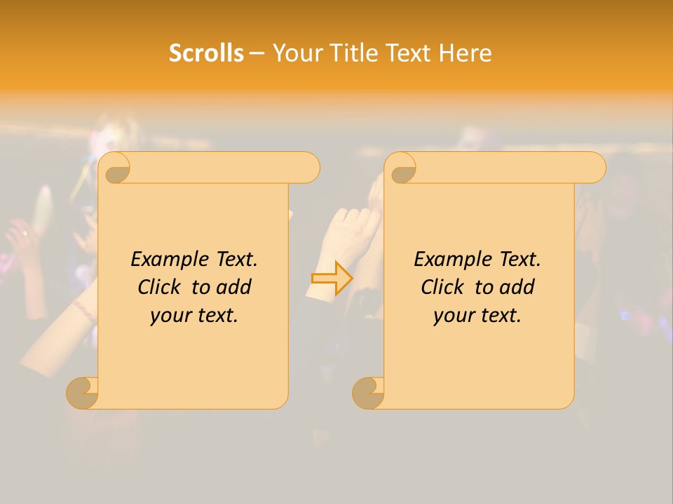 House Music Happy PowerPoint Template