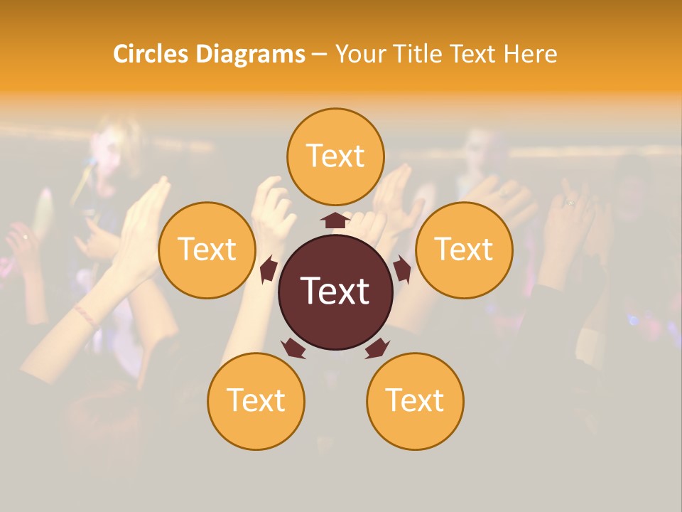 House Music Happy PowerPoint Template