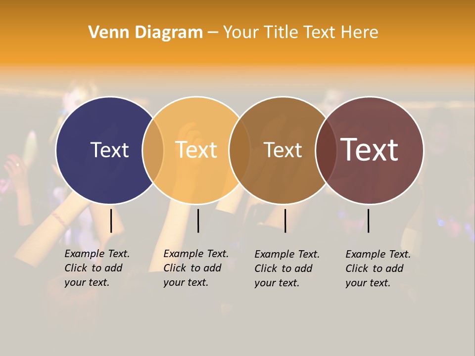 House Music Happy PowerPoint Template