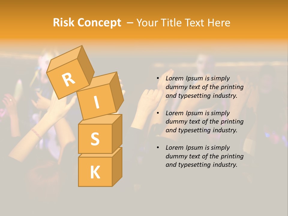 House Music Happy PowerPoint Template