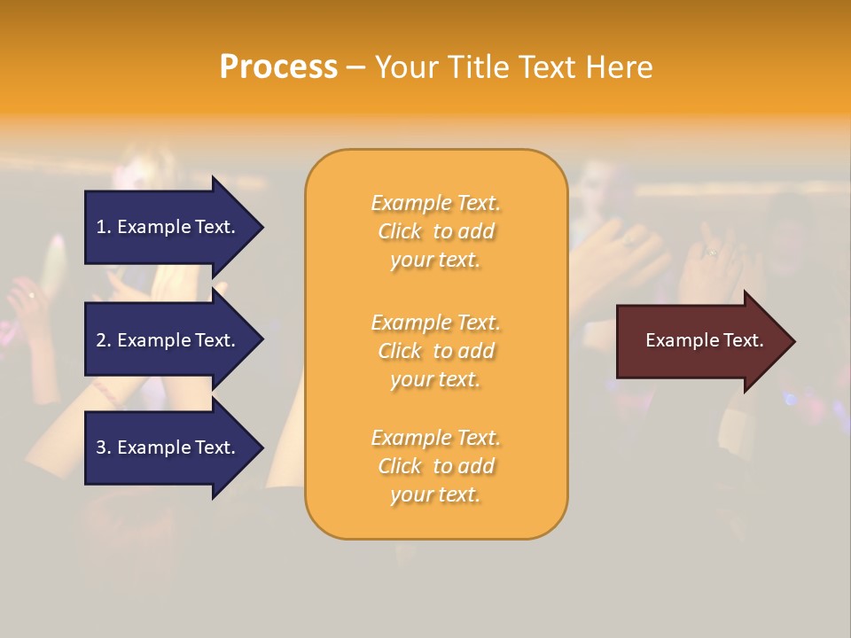 House Music Happy PowerPoint Template