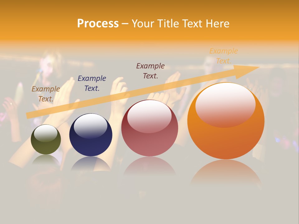 House Music Happy PowerPoint Template