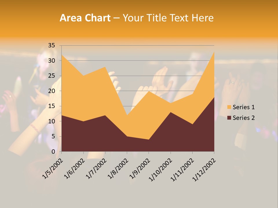 House Music Happy PowerPoint Template