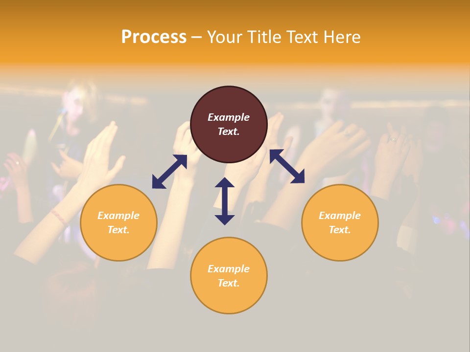 House Music Happy PowerPoint Template