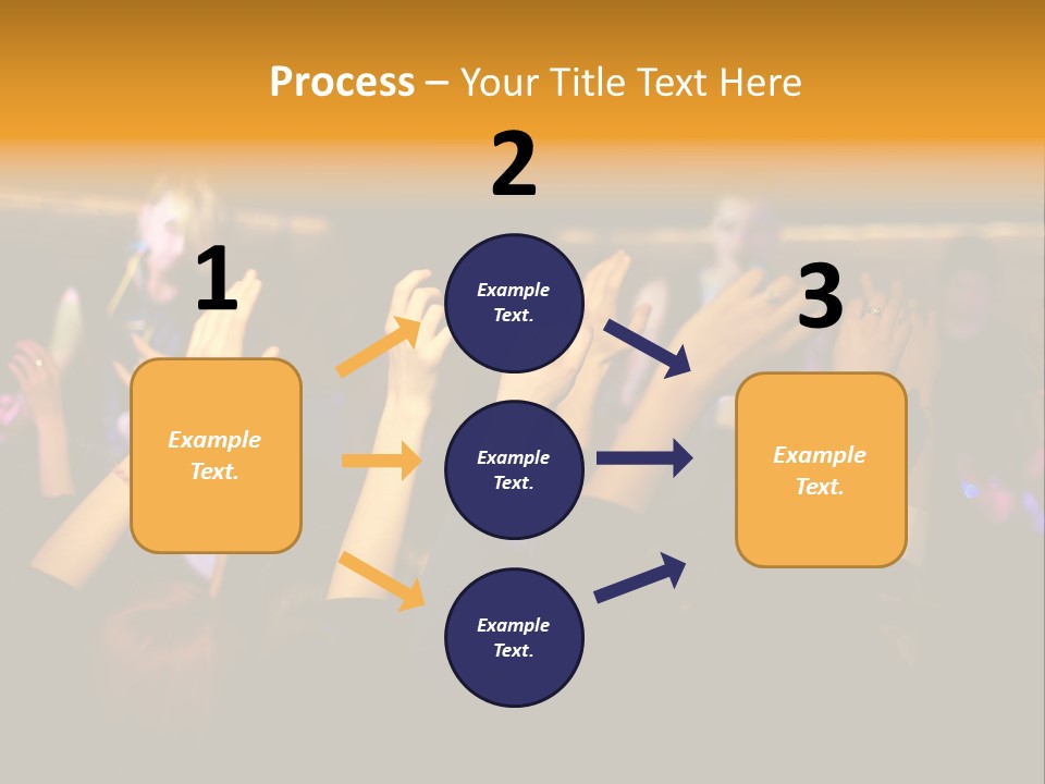 House Music Happy PowerPoint Template