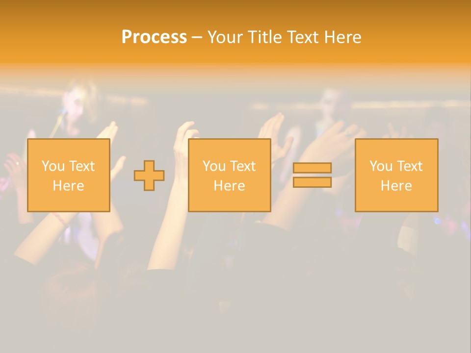House Music Happy PowerPoint Template
